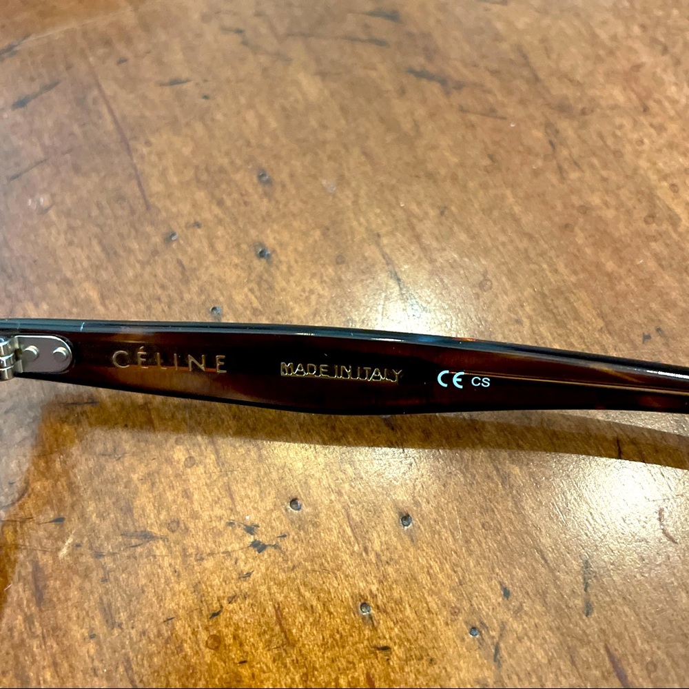 New- Celine glasses - brown/ tortoise coloring with nose piece - Picture 4 of 9